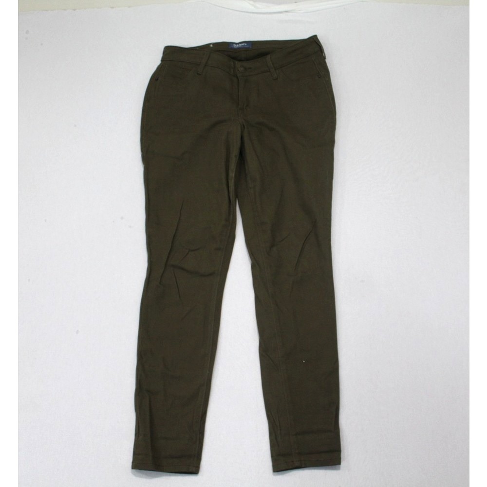 Old Navy Women Jeans Green Rockstar Mid Rise Casual Size 6